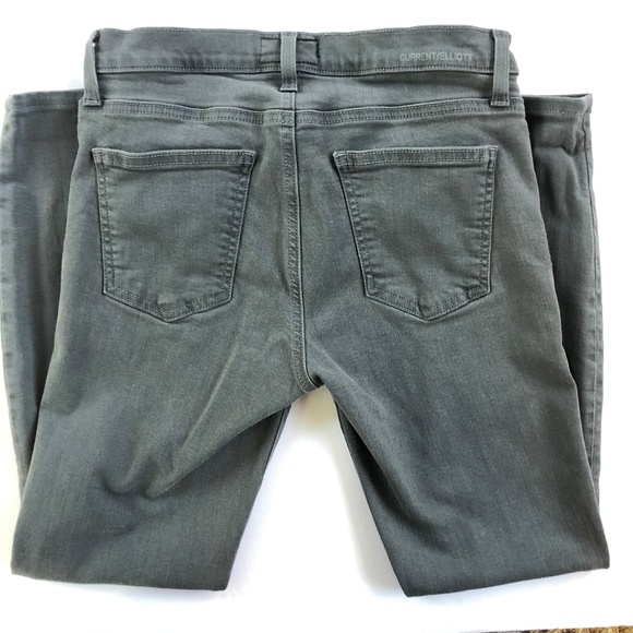 Current/Elliott The Stiletto Skinny Jeans in Gray - Picture 6 of 6
